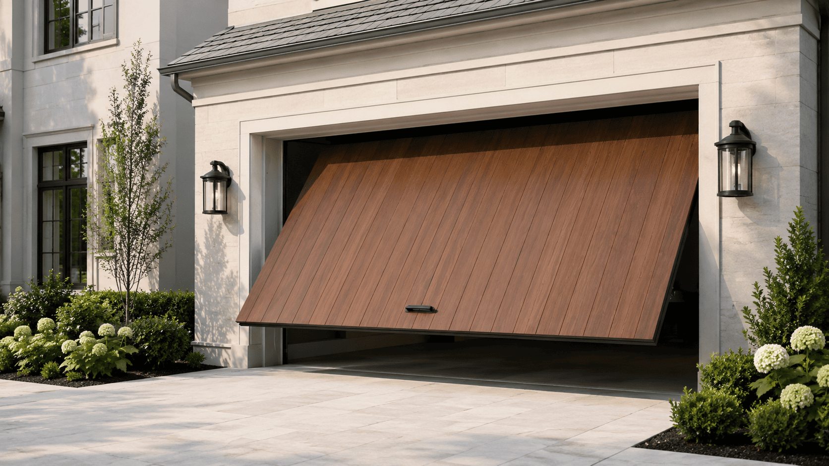 Garage door repair in progress — Balwyn